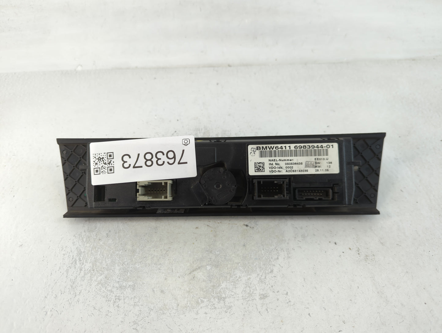 2006 Bmw 330i Climate Control Module Temperature AC/Heater Replacement P/N:6411 6983944-01 Fits OEM Used Auto Parts - Oemuse