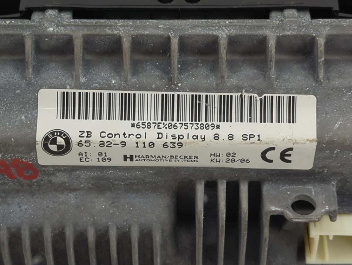 Bmw 750 Information Radio Display Screen 1451821 - Oemusedautoparts1.com