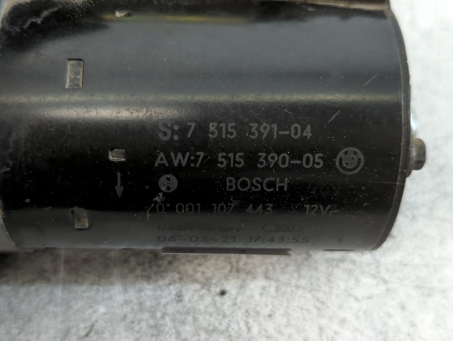 2004-2006 Bmw X3 Car Starter Motor Solenoid OEM Fits Fits 2002 2003 2004 2005 2006 OEM Used Auto Parts - Oemusedautoparts1.c