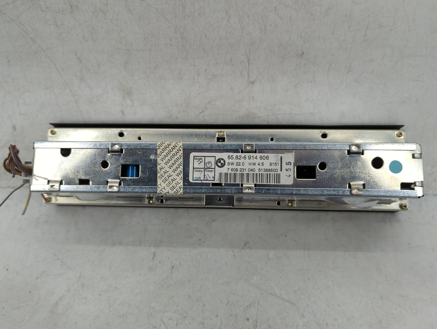 2000-2006 Bmw X5 Radio AM FM Cd Player Receiver Replacement P/N:7 609 231 040 Fits Fits 2000 2001 2002 2003 2004 2005 2006 O