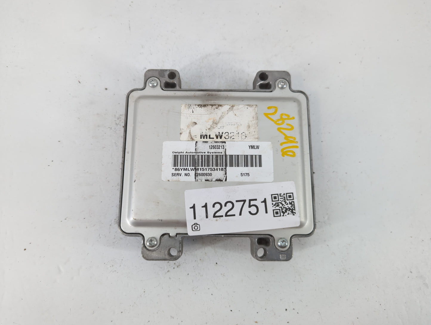 2006-2009 Buick Lacrosse PCM Engine Control Computer ECU ECM PCU OEM P/N:12603213 Fits Fits 2006 2007 2008 2009 OEM Used Aut