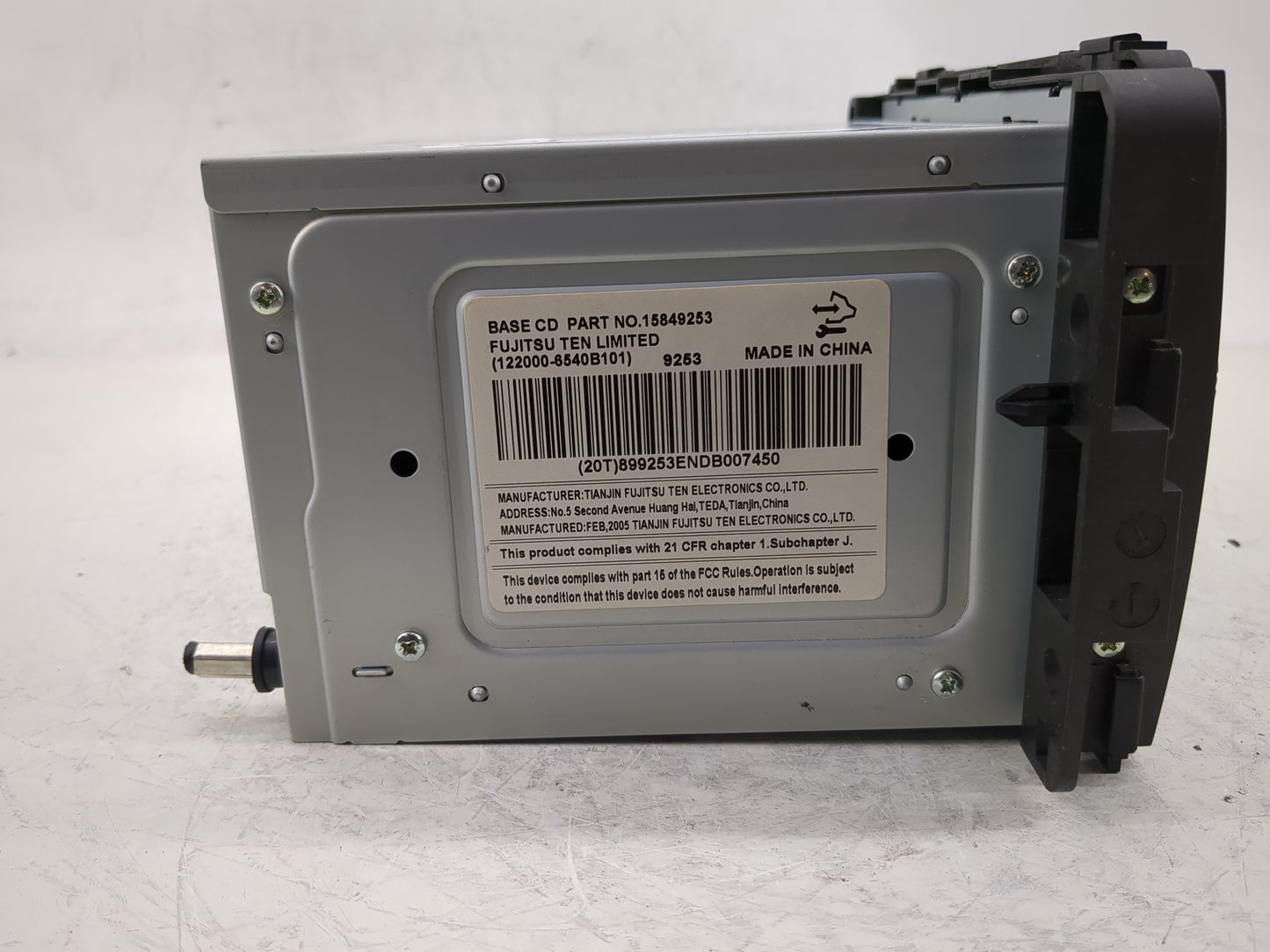 2006 Buick Lucerne Radio AM FM Cd Player Receiver Replacement P/N:15849253 Fits OEM Used Auto Parts - Oemusedautoparts1.com