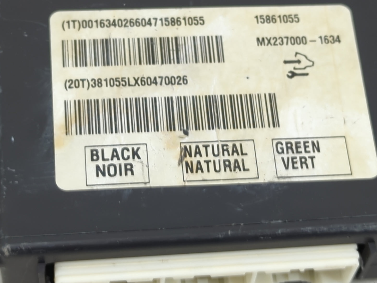 2006 Buick Lucerne Climate Control Module Temperature AC/Heater Replacement P/N:15861055 MX237000-1634 Fits OEM Used Auto Pa