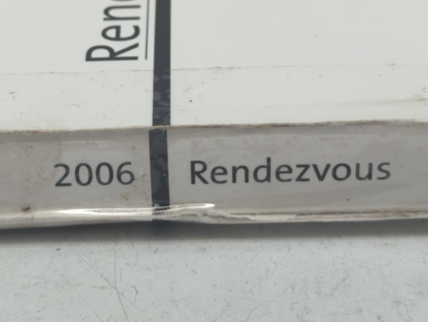 2006 Buick Rendezvous Owners Manual Book Guide P/N:06RENDEEZVOUS B OEM Used Auto Parts - Oemusedautoparts1.com