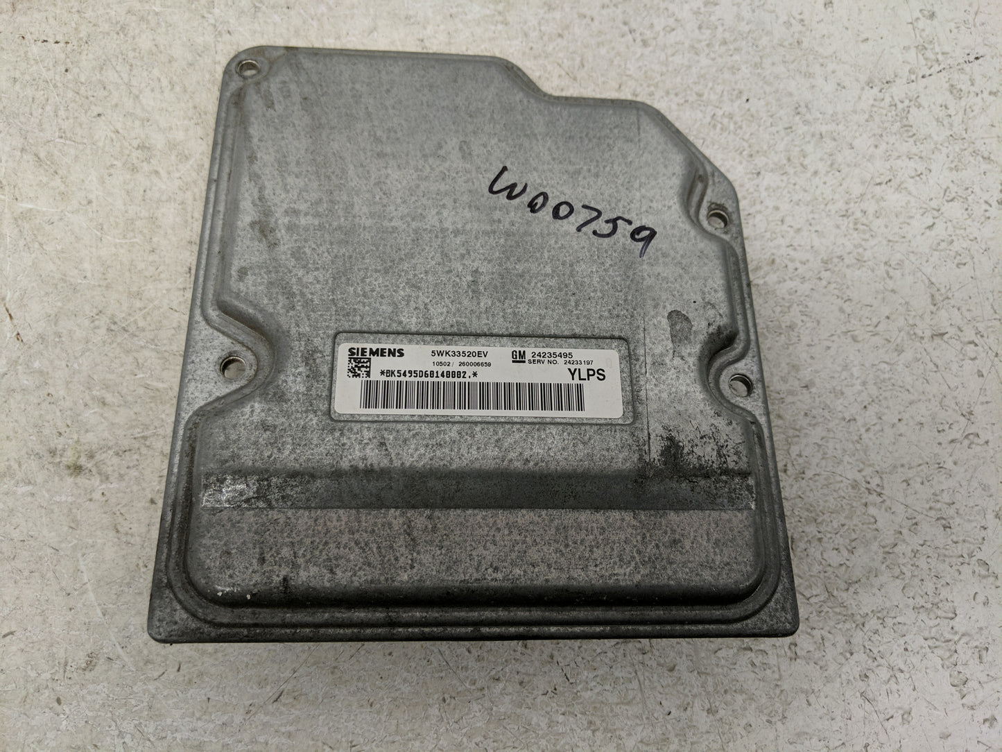 2004-2007 Cadillac Cts PCM Engine Control Computer ECU ECM PCU OEM P/N:24235495 Fits Fits 2004 2005 2006 2007 2008 OEM Used