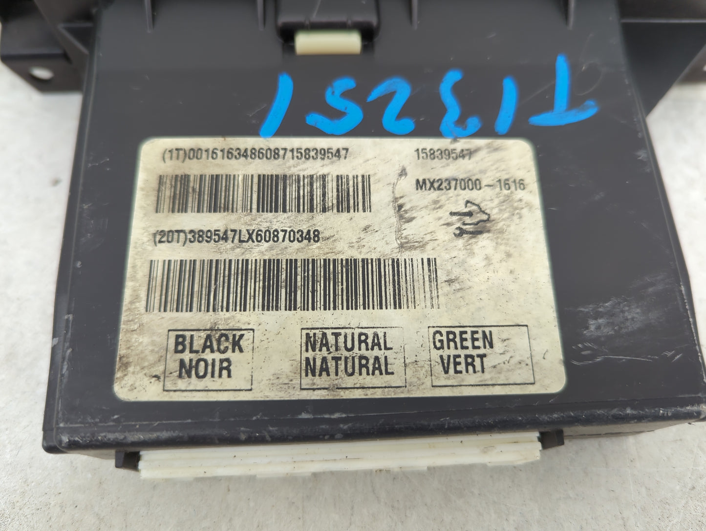 2006 Cadillac Dts Climate Control Module Temperature AC/Heater Replacement P/N:15839547 MX237000-1616 Fits OEM Used Auto Par