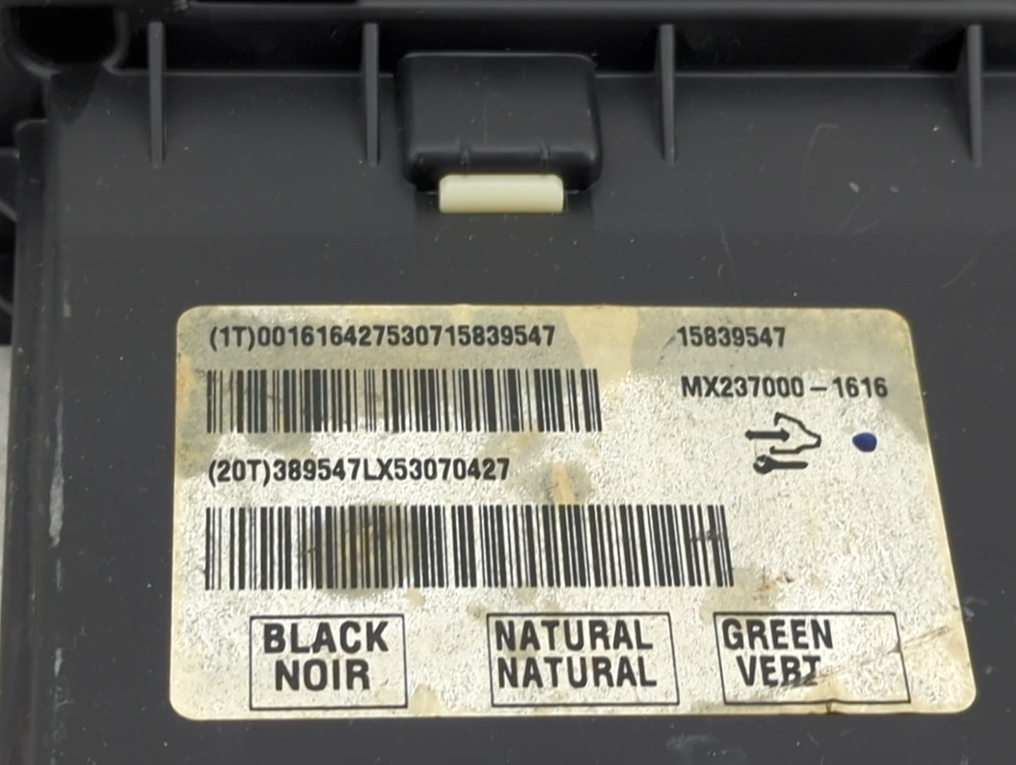 2006 Cadillac Dts Climate Control Module Temperature AC/Heater Replacement P/N:15839547 MX237000-1616 Fits OEM Used Auto Par