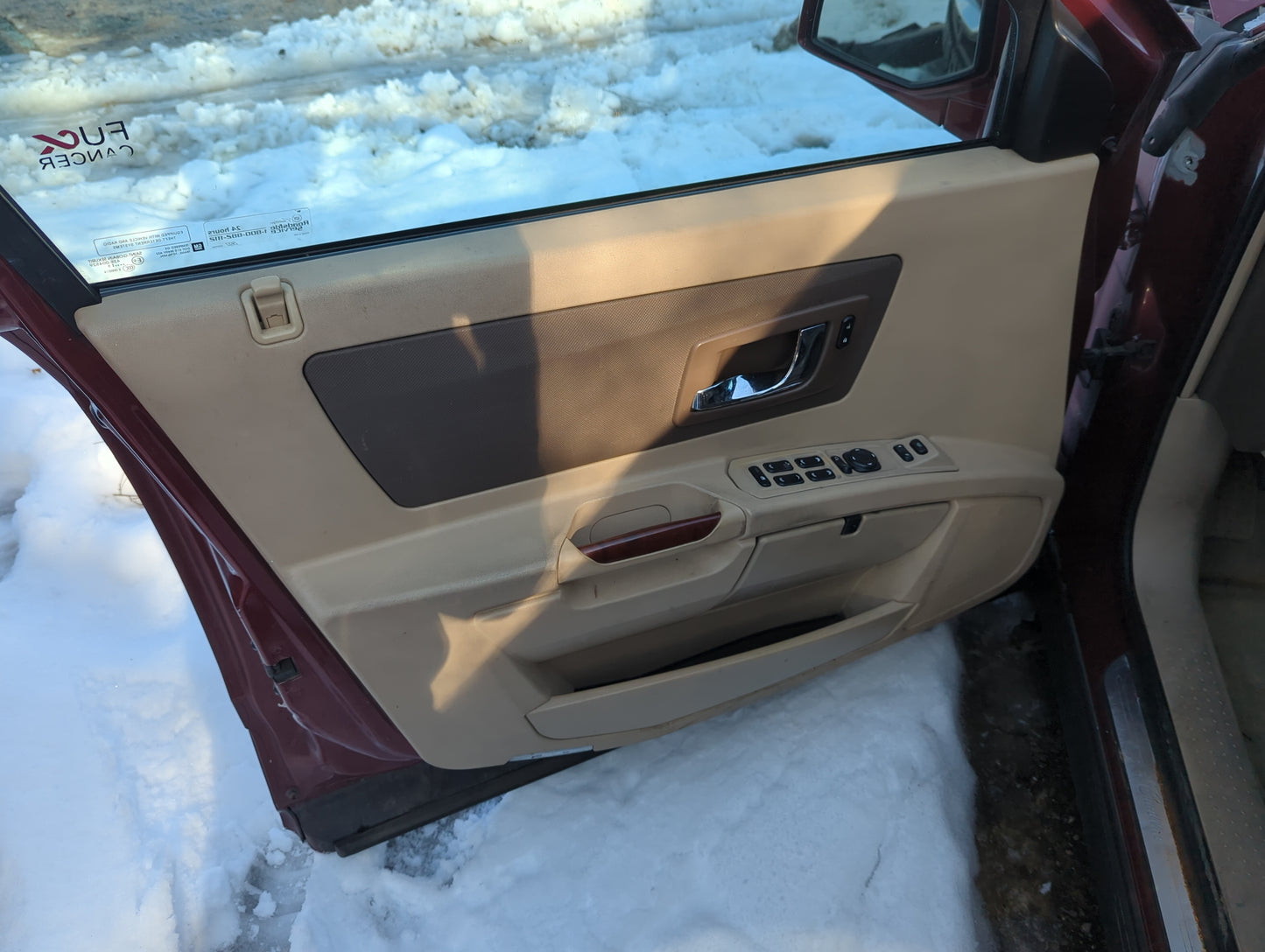 2006 Cadillac Srx Front Left Driver Interior Door Panel Trim - Oemusedautoparts1.com