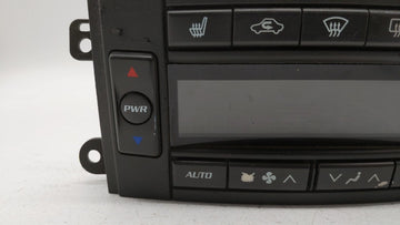 2005-2006 Cadillac Srx Climate Control Module Temperature AC/Heater Replacement P/N:15233494 25770602 Fits Fits 2005 2006 OEM Used Auto Parts
