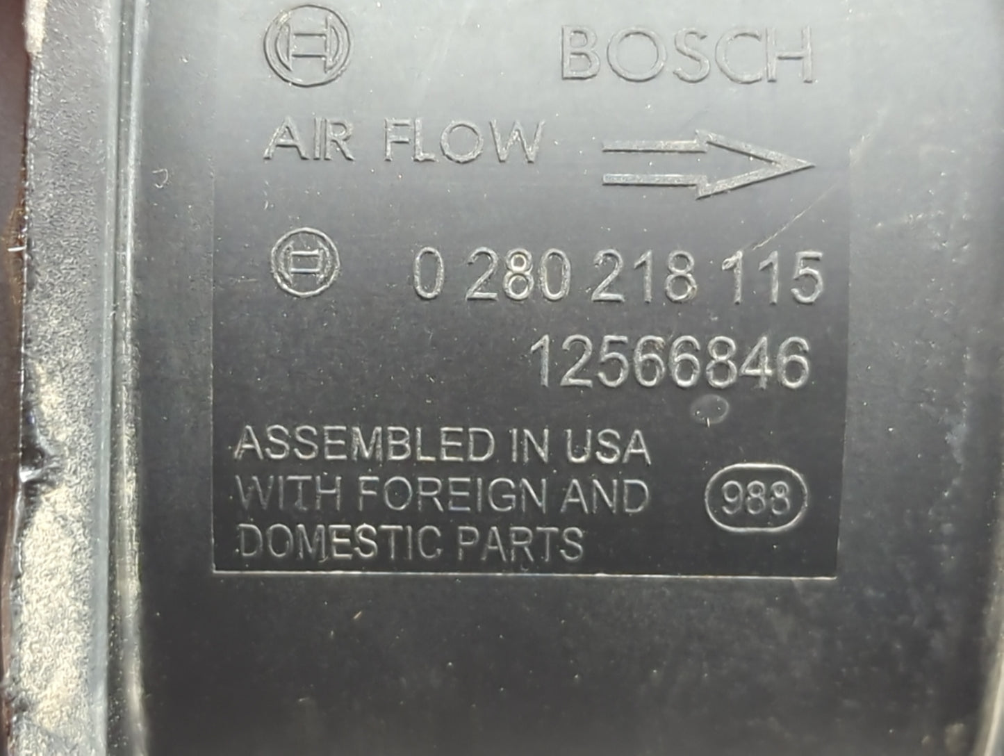 2005-2007 Cadillac Sts Mass Air Flow Meter Maf 1489551 - Oemusedautoparts1.com
