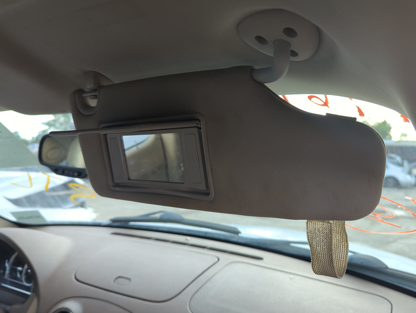 2006-2011 Chevrolet Hhr Sun Visor Shade Replacement Passenger Right Mirror Fits Fits 2006 2007 2008 2009 2010 2011 OEM Used