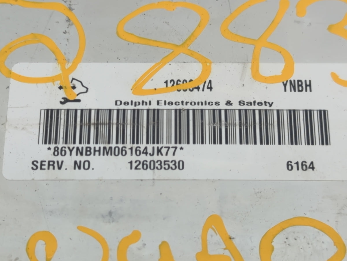 2006-2009 Chevrolet Impala PCM Engine Control Computer ECU ECM PCU OEM P/N:12603474 12603530 Fits OEM Used Auto Parts - Oemu