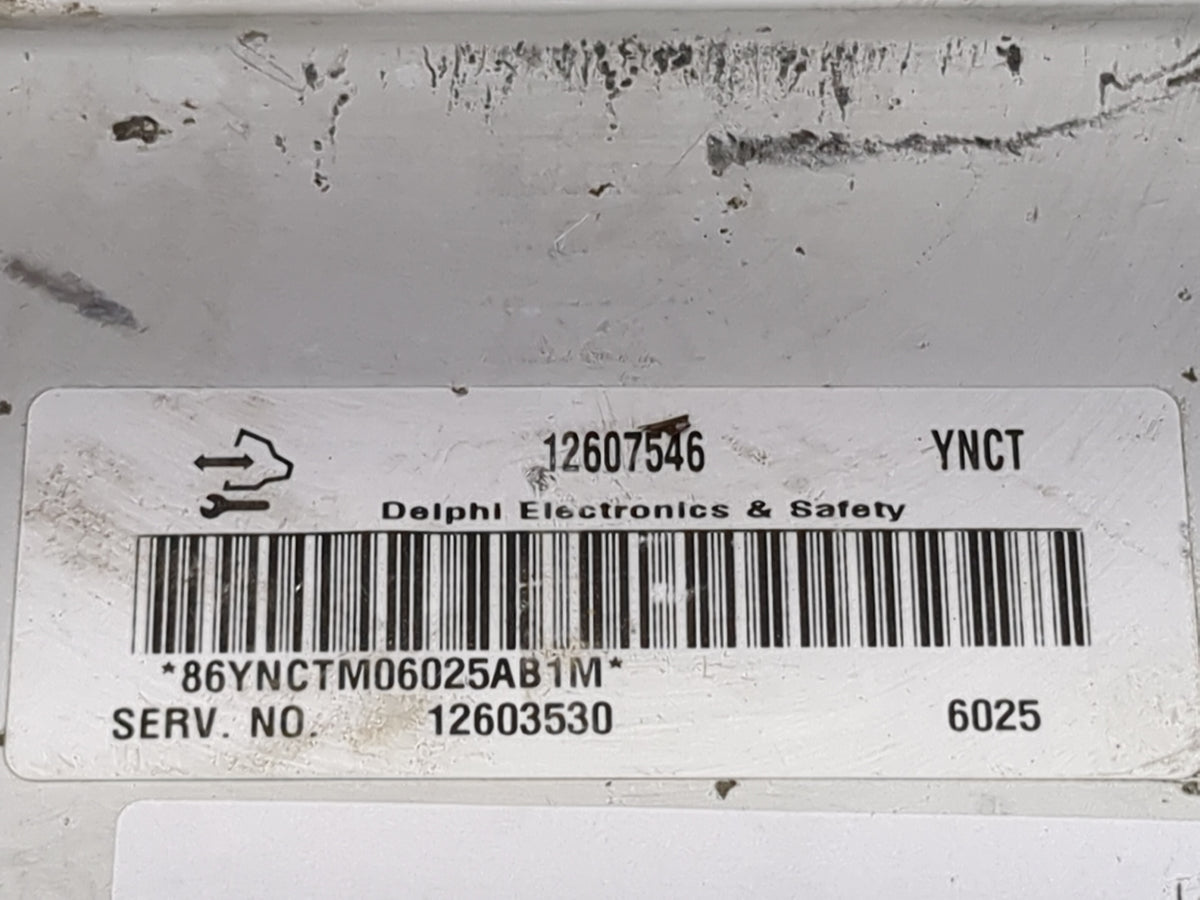 2006-2009 Chevrolet Impala PCM Engine Control Computer ECU ECM PCU OEM P/N:12607546 12603530 Fits OEM Used Auto Parts - Oemu