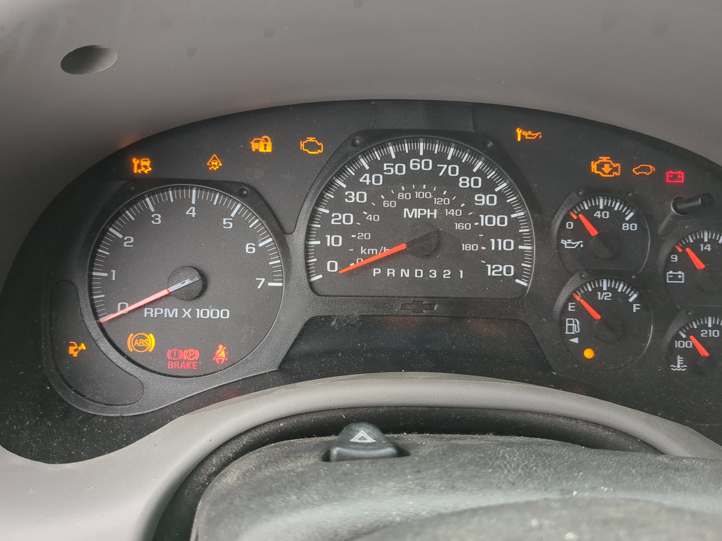 2006 Chevrolet Trailblazer Ext Instrument Cluster Speedometer Gauges Fits Fits 2007 2008 2009 OEM Used Auto Parts - Oemuseda