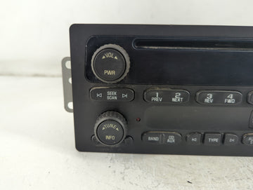 2006 Chevrolet Trail Blazer Radio AM FM Cd Player Receiver Replacement P/N:15295371 Fits Fits 2005 2007 2008 2009 OEM Used Auto Parts
