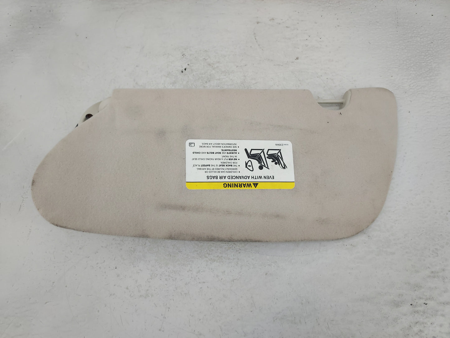 2006-2010 Chrysler Pt Cruiser Sun Visor Shade Replacement Passenger Right Mirror Fits Fits 2006 2007 2008 2009 2010 OEM Used