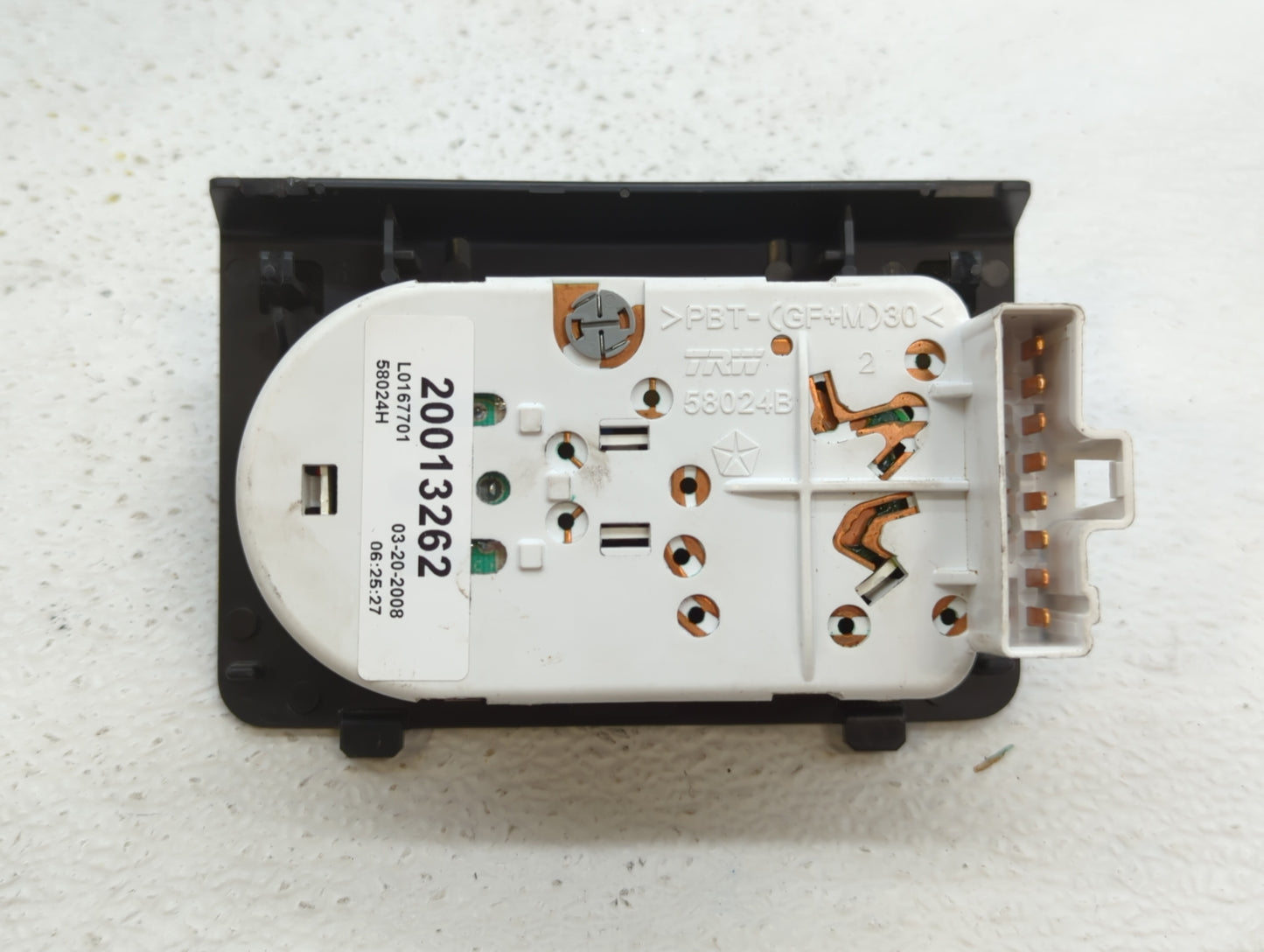 2006-2010 Chrysler Pt Cruiser Climate Control Module Temperature AC/Heater Replacement P/N:P55111844AH P04602653AD Fits OEM