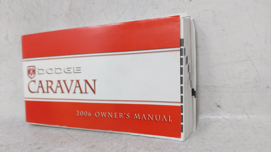 2006 Dodge Caravan Owners Manual Book Guide OEM Used Auto Parts