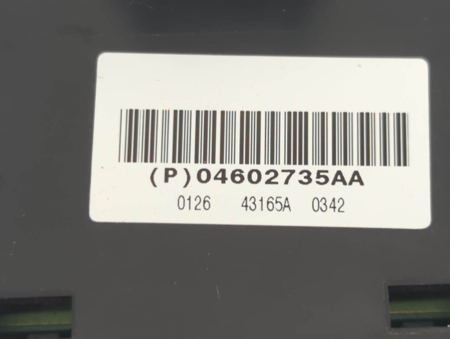 2006-2010 Dodge Charger Master Power Window Switch Replacement Driver Side Left P/N:04602735AA Fits OEM Used Auto Parts - Oe