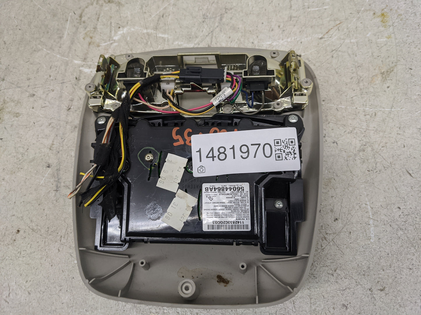 2006 Dodge Dakota Overhead Roof Console - Oemusedautoparts1.com