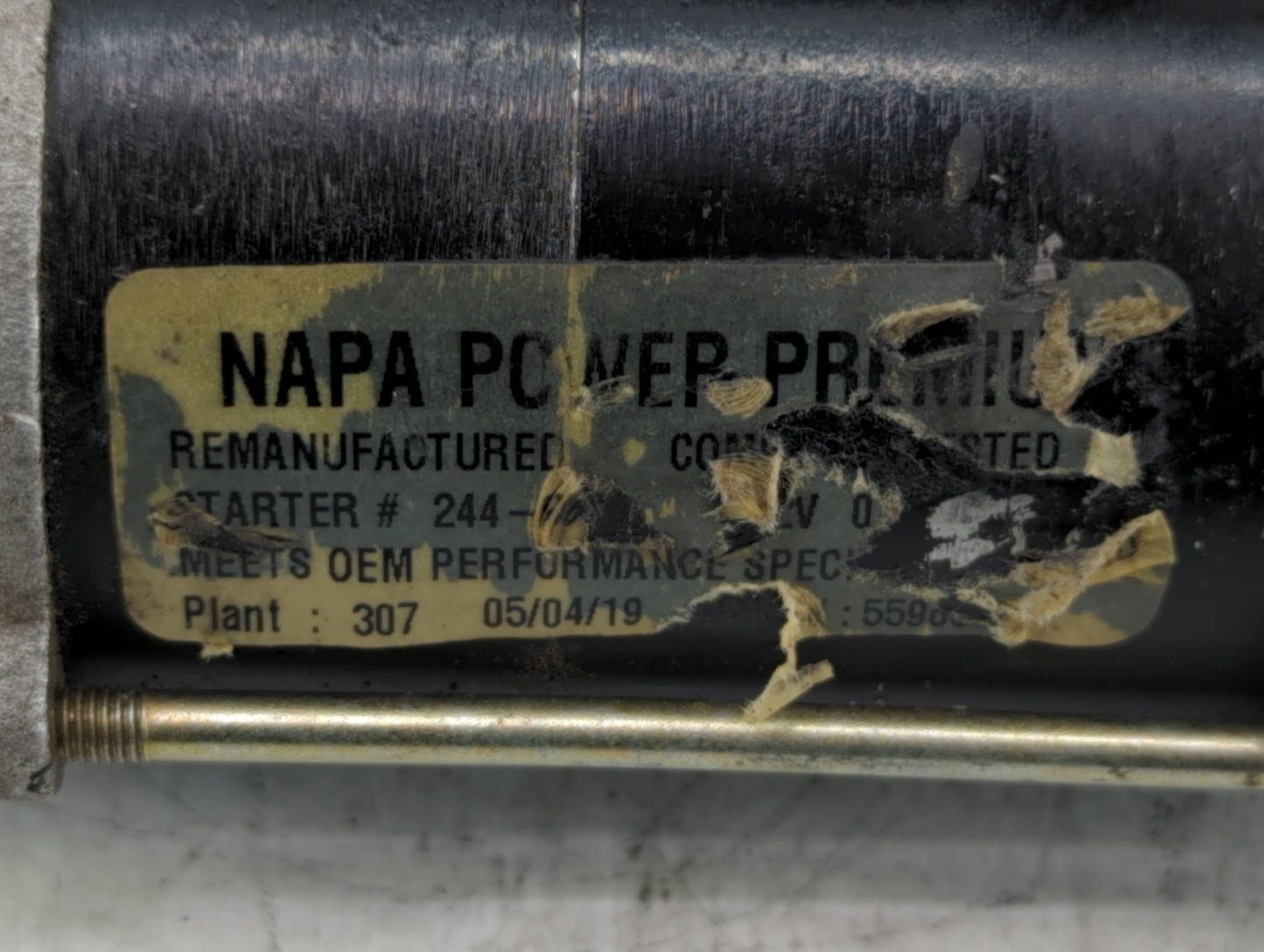 2006-2009 Dodge Durango Car Starter Motor Solenoid OEM Fits Fits 2006 2007 2008 2009 2010 2011 2012 2013 OEM Used Auto Parts