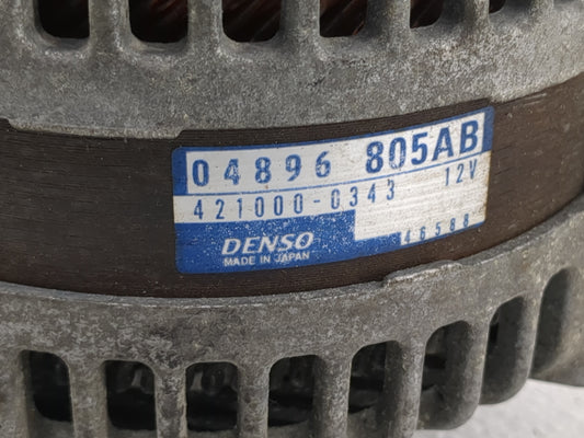 2005-2007 Dodge Magnum Alternator Replacement Generator Charging Assembly Engine OEM P/N:421000-0343 04896 805AB Fits OEM Used Auto Parts