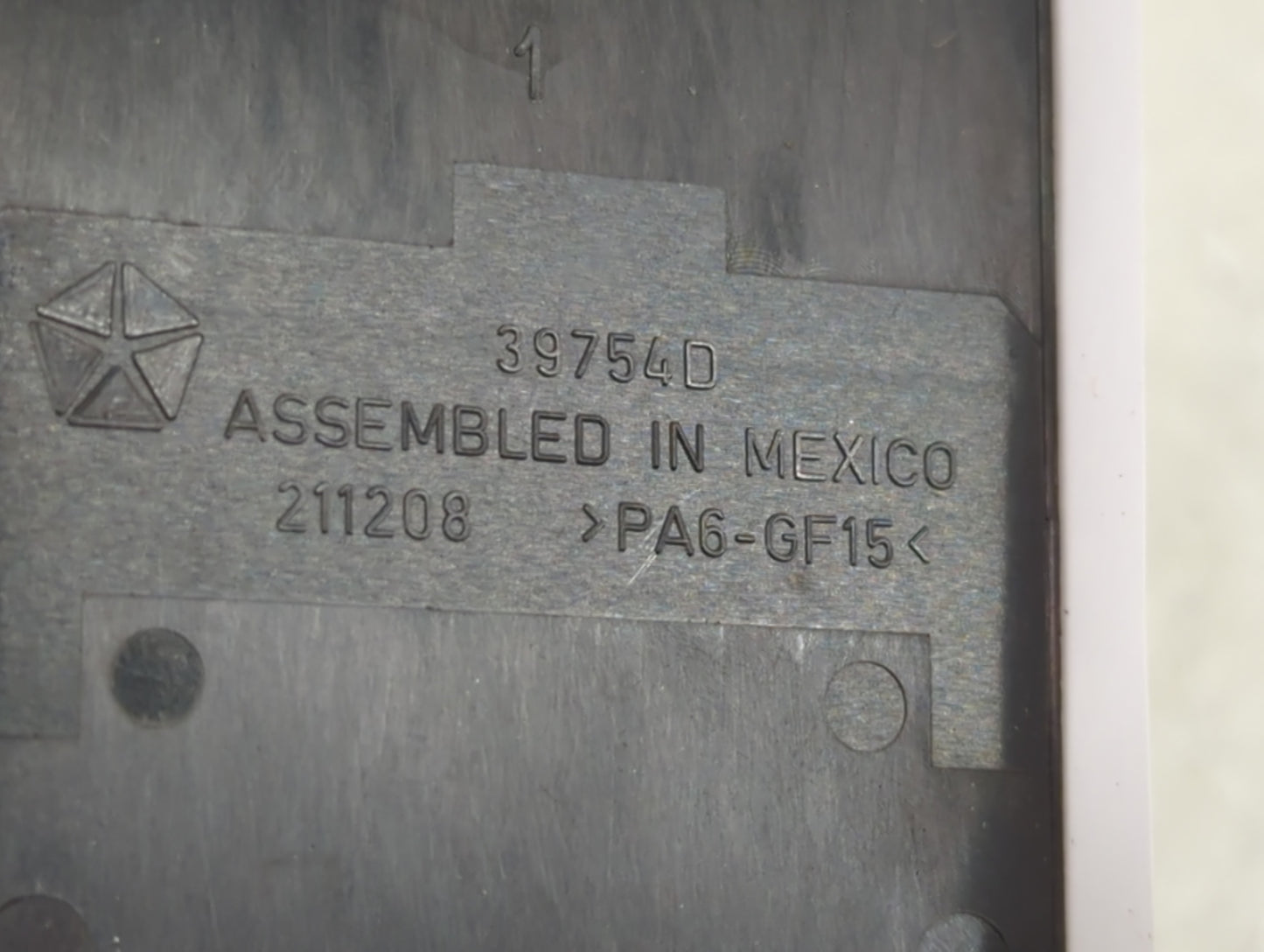 2002-2008 Dodge Ram 1500 Master Power Window Switch Replacement Driver Side Left P/N:211208 39754D Fits OEM Used Auto Parts