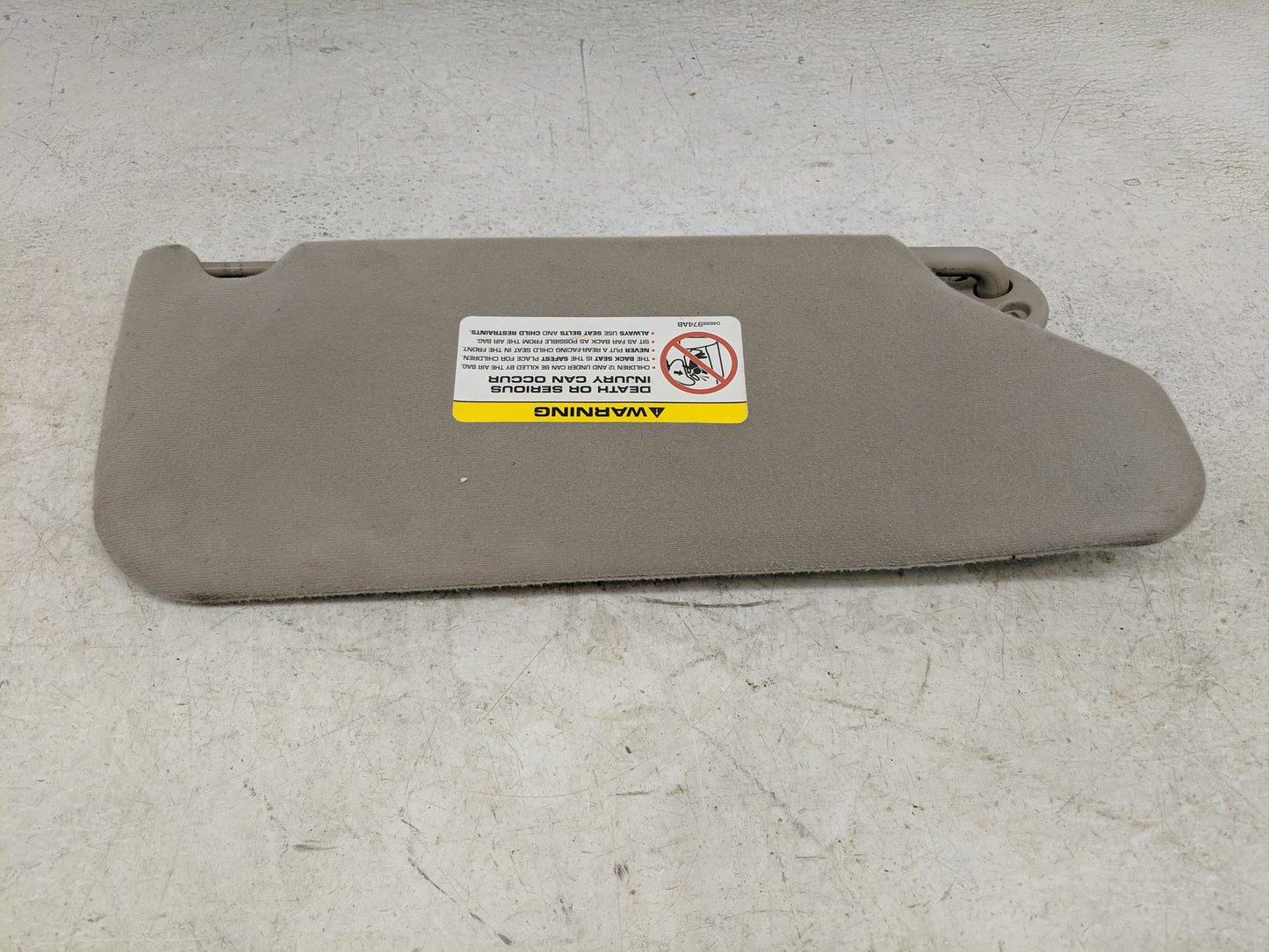 2006 Dodge Stratus Sun Visor Shade Replacement Driver Left Mirror Fits OEM Used Auto Parts - Oemusedautoparts1.com