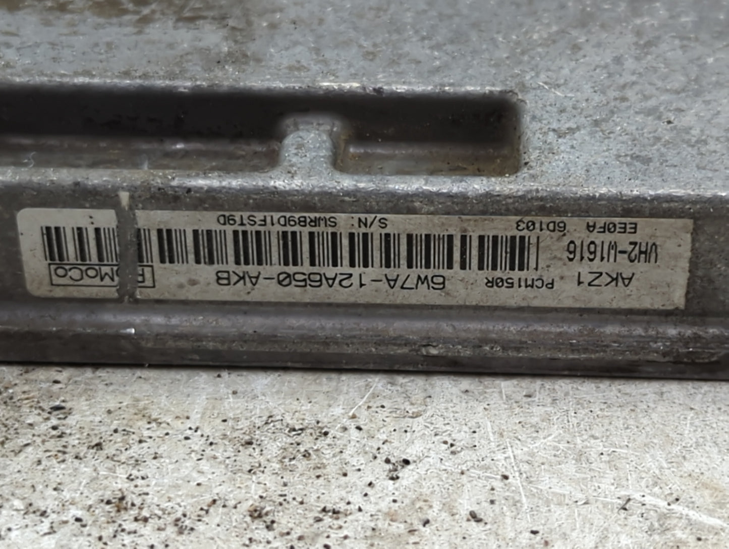 2006 Ford Crown Victoria PCM Engine Control Computer ECU ECM PCU OEM P/N:6W7A-12A650-AKB Fits OEM Used Auto Parts - Oemuseda