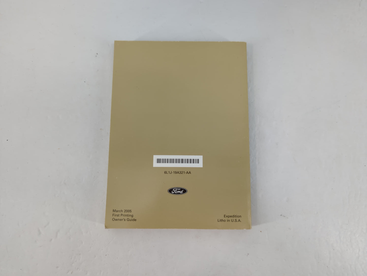 2006 Ford Expedition Owners Manual Book Guide P/N:6L1J-19A321-AA OEM Used Auto Parts - Oemusedautoparts1.com