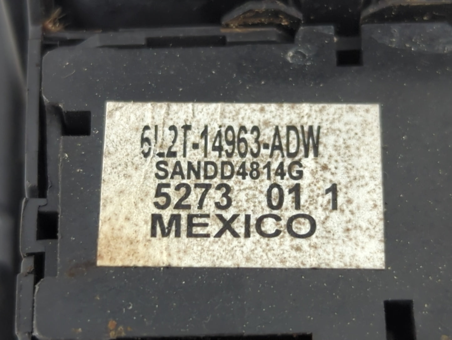 2006-2007 Ford Explorer Master Power Window Switch Replacement Driver Side Left P/N:6L2T-14963-ADW Fits OEM Used Auto Parts