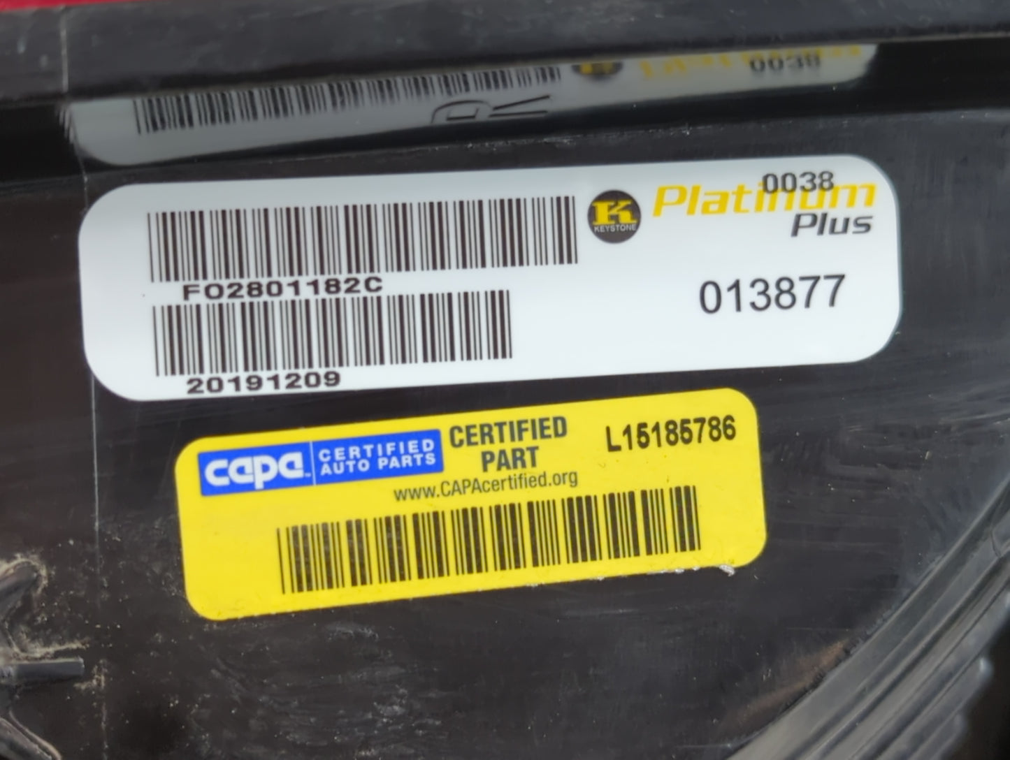 2004-2008 Ford F-150 Tail Light Assembly Passenger Right OEM P/N:20191209 Fits Fits 2004 2005 2006 2007 2008 OEM Used Auto P