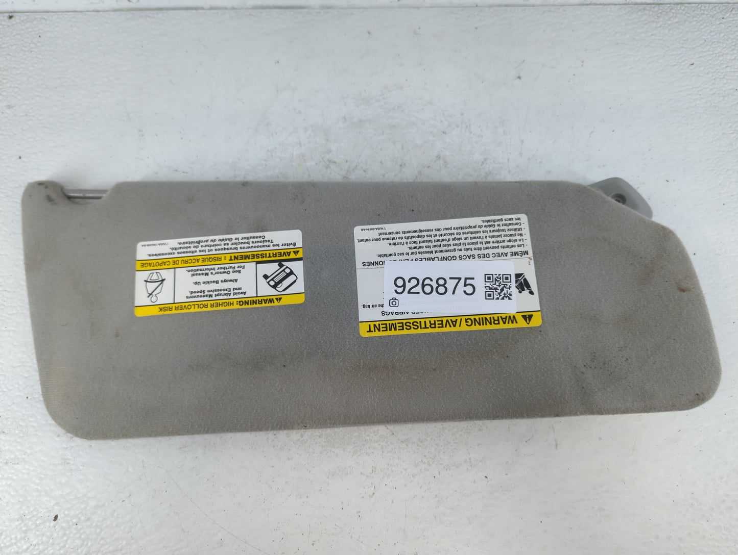 2004-2008 Ford F-150 Sun Visor Shade Replacement Driver Left Mirror Fits Fits 2004 2005 2006 2007 2008 OEM Used Auto Parts -