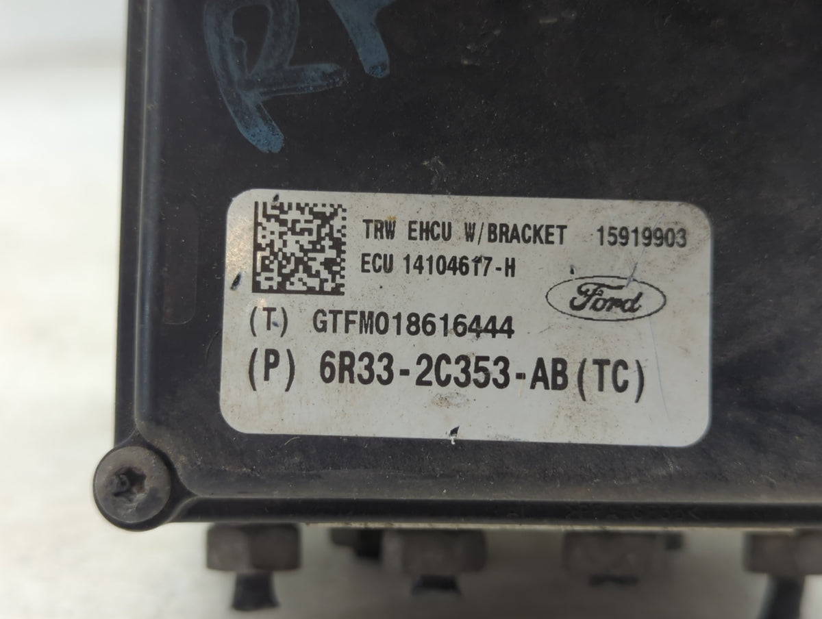 2005-2006 Ford Mustang Anti-Lock Brake ABS Pump Module Actuator OEM P/N:6R33-2C353-AB Fits Fits 2005 2006 OEM Used Auto Part