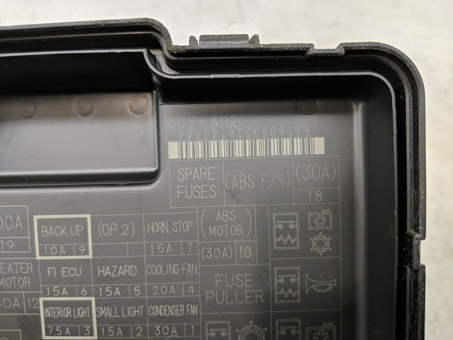 2003-2008 Honda Element Fusebox Fuse Box Panel Relay Module Fits Fits 2003 2004 2005 2006 2007 2008 OEM Used Auto Parts - Oe