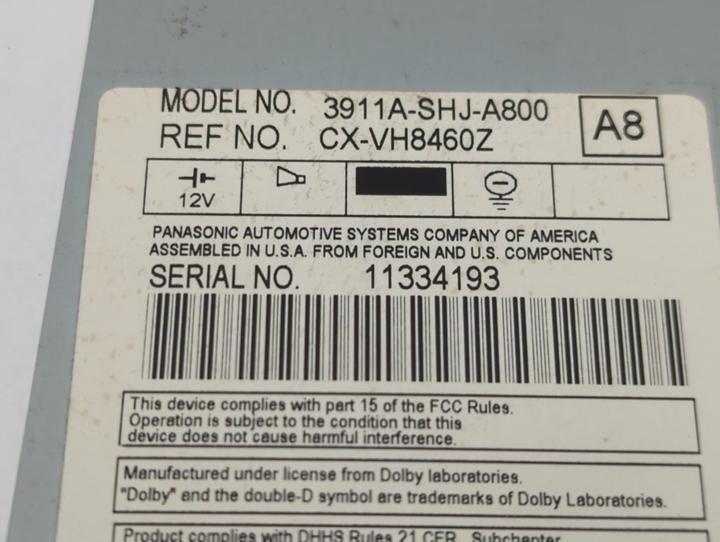 2005-2010 Honda Odyssey Information Display Screen - Oemusedautoparts1.com