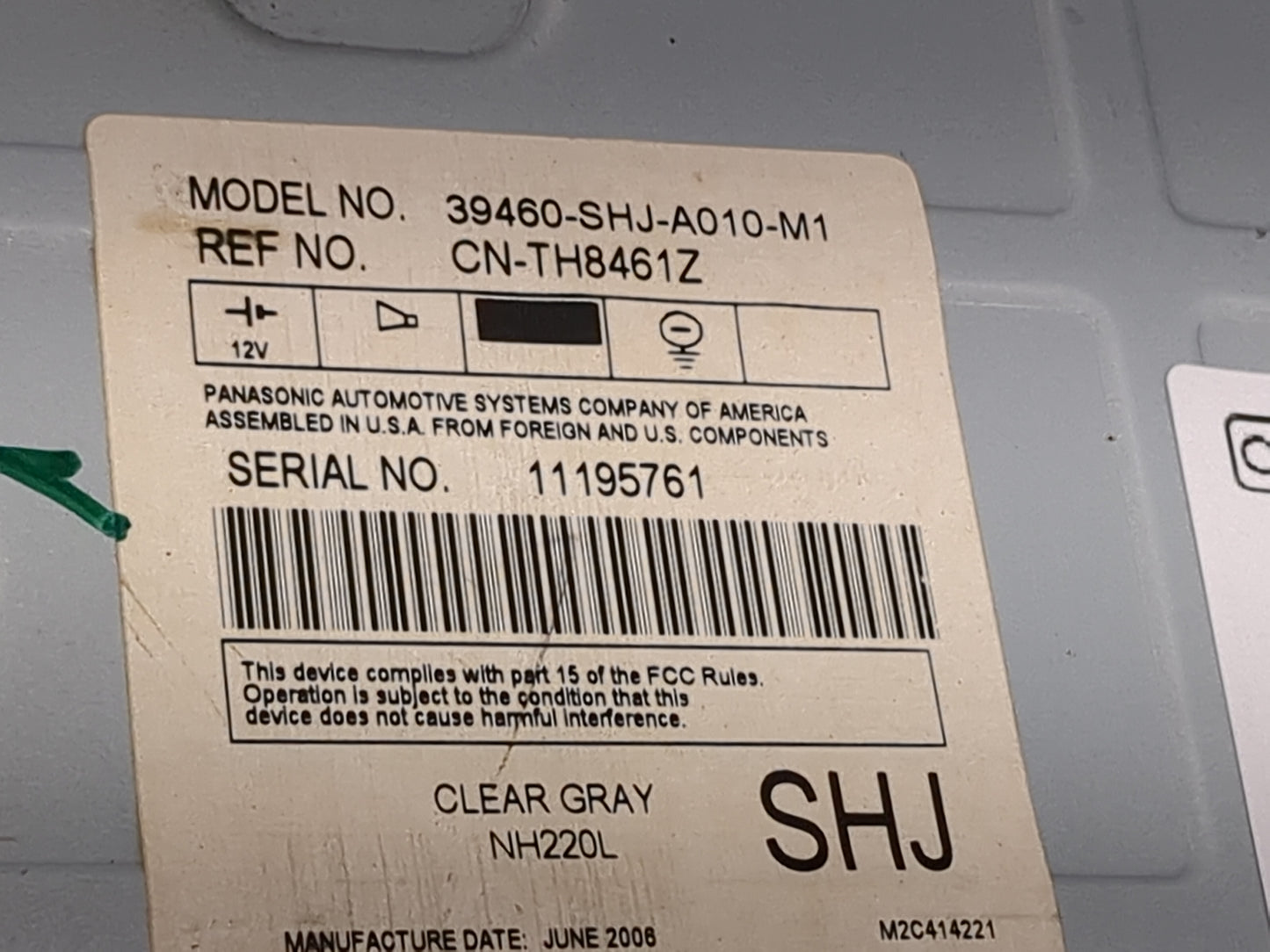 2005-2010 Honda Odyssey Information Display Screen 1483914 - Oemusedautoparts1.com