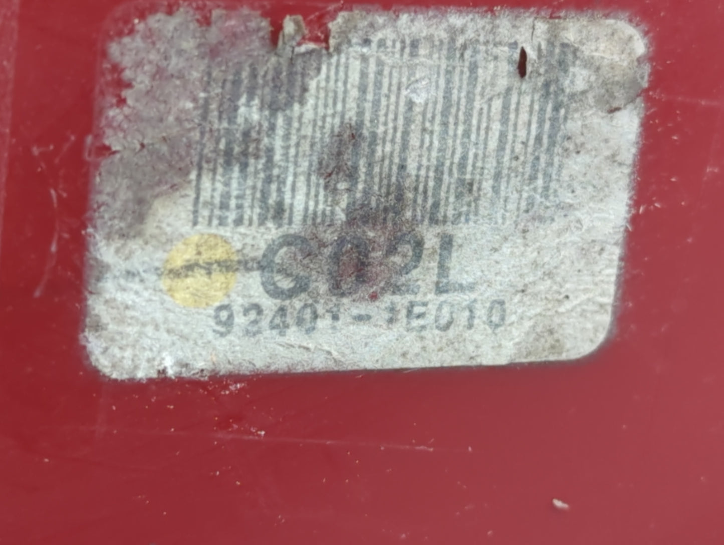 2006-2011 Hyundai Accent Tail Light Assembly Driver Left OEM P/N:93401-1E010 Fits Fits 2006 2007 2008 2009 2010 2011 OEM Use