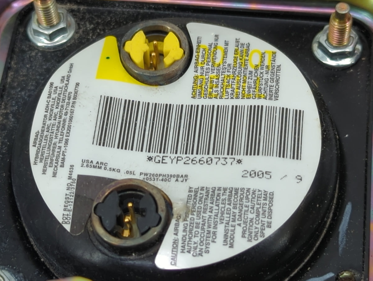 2006 Hyundai Sonata Air Bag Driver Left Steering Wheel Mounted - Oemusedautoparts1.com