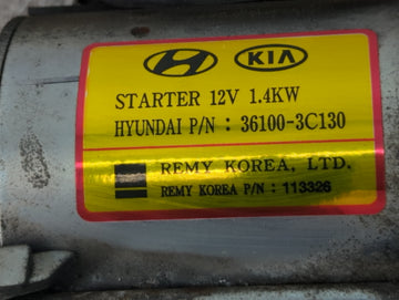 2006 Hyundai Sonata Car Starter Motor Solenoid OEM P/N:36100-3C130 Fits OEM Used Auto Parts