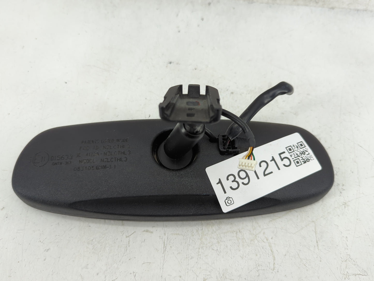 2006 Infiniti M45 Interior Rear View Mirror Replacement OEM P/N:E11015633 Fits OEM Used Auto Parts - Oemusedautoparts1.com