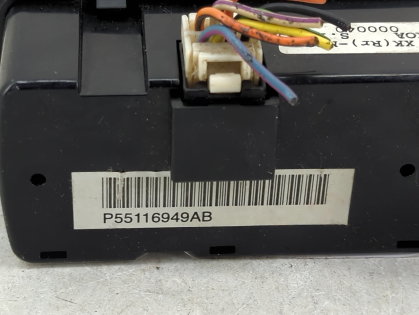 2006-2010 Jeep Commander Climate Control Module Temperature AC/Heater Replacement P/N:P55116949AB Fits OEM Used Auto Parts -
