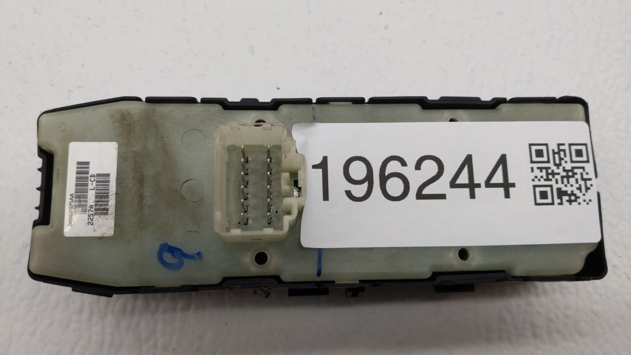 2006-2010 Jeep Grand Cherokee Master Power Window Switch Replacement Driver Side Left P/N:04602781AA 56040694AD Fits OEM Use