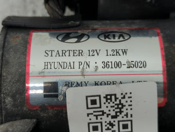 2006-2010 Kia Optima Car Starter Motor Solenoid OEM P/N:36100-25020 Fits Fits 2006 2007 2008 2009 2010 2011 2012 OEM Used Auto Parts