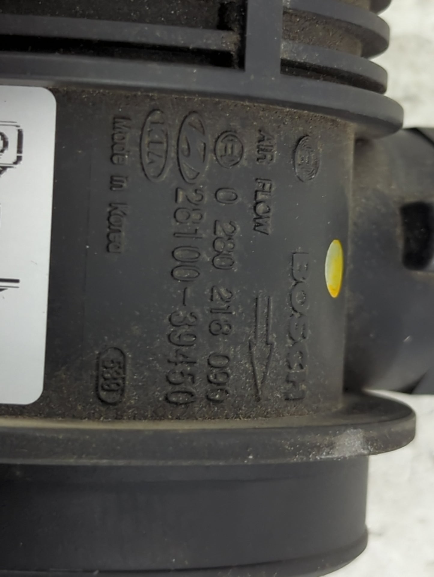 2003-2006 Kia Sorento Mass Air Flow Meter Maf 1495543 - Oemusedautoparts1.com
