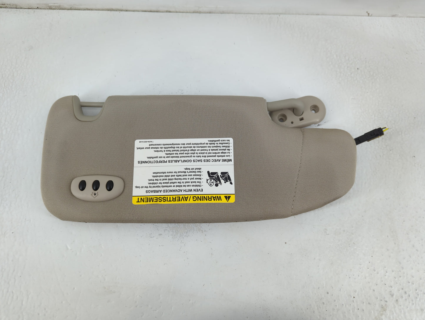 2006 Lincoln Zephyr Sun Visor Shade Replacement Driver Left Mirror Fits Fits 2007 2008 2009 OEM Used Auto Parts - Oemusedaut