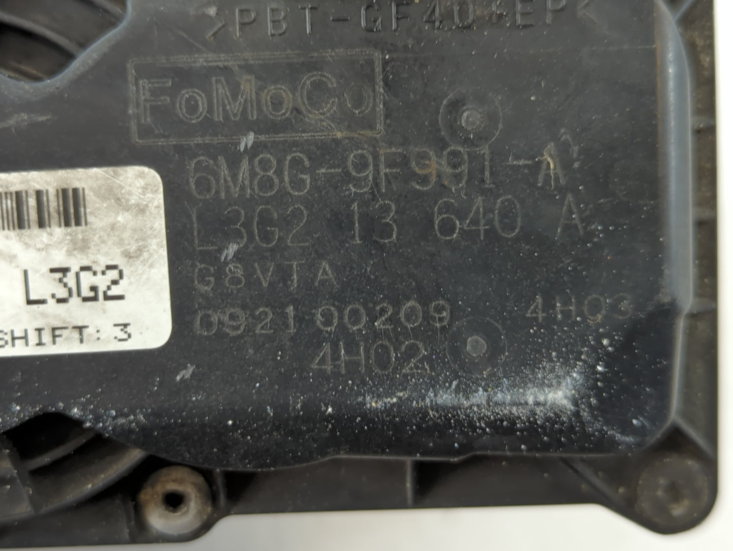 2006-2013 Mazda 3 Throttle Body P/N:L3G2 13 640 A 6M8G-9F991-A Fits Fits 2006 2007 2008 2009 2010 2011 2012 2013 OEM Used Au