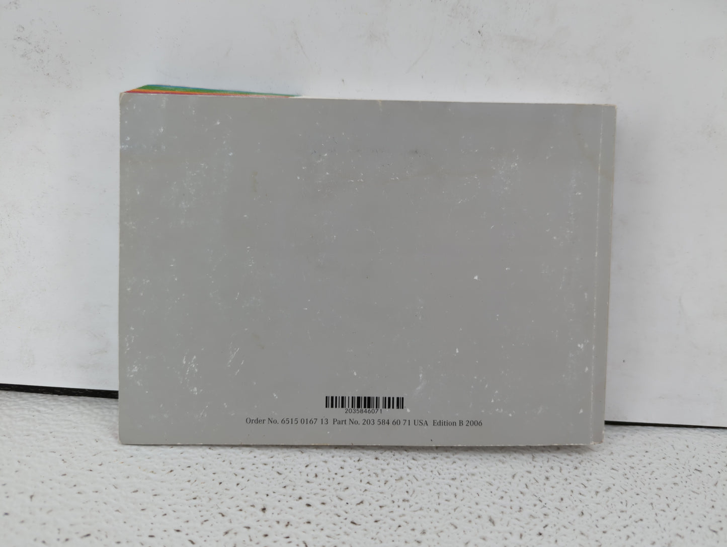 2006 Mercedes-Benz C250 Owners Manual Book Guide OEM Used Auto Parts - Oemusedautoparts1.com