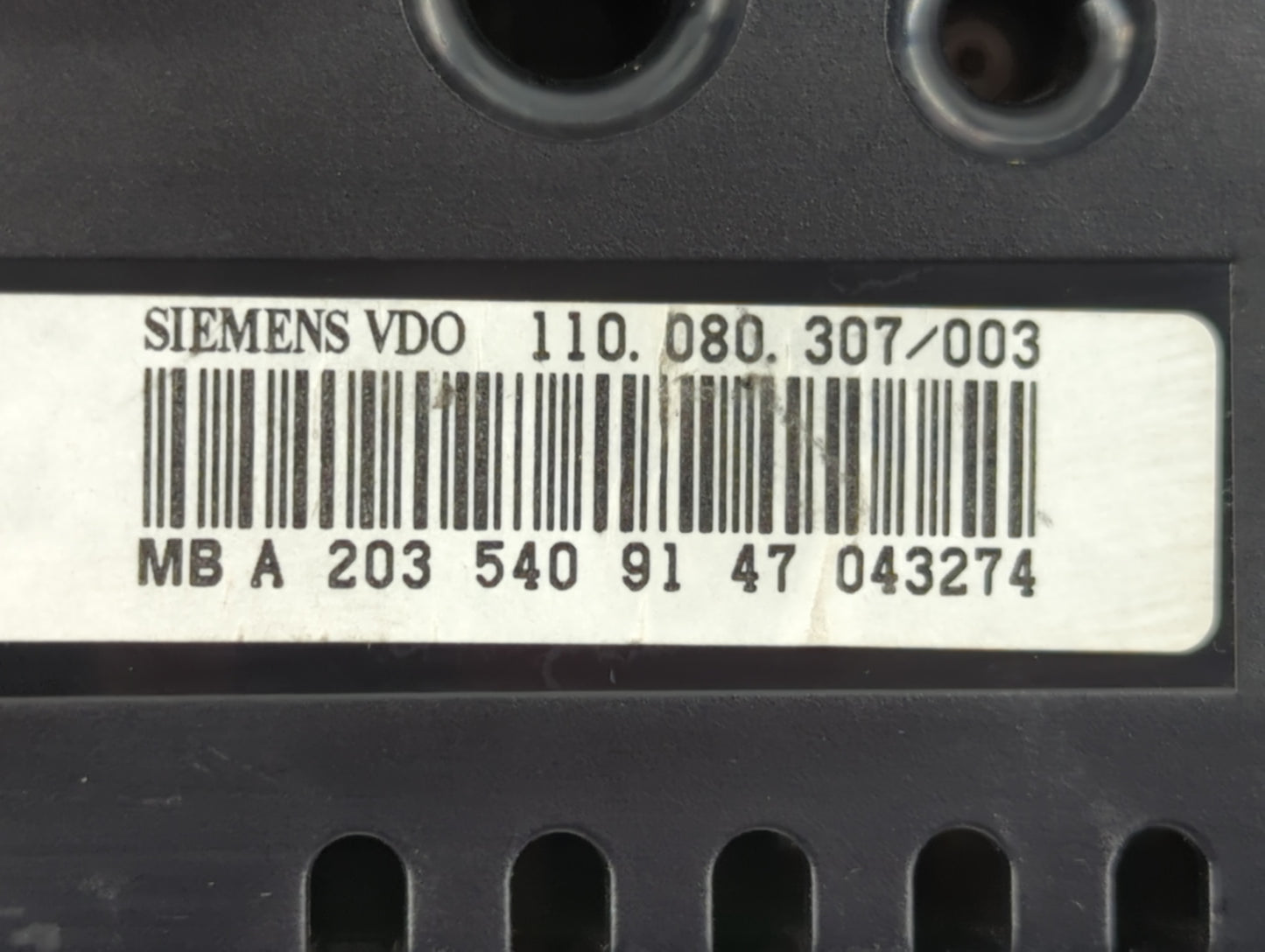 2006 Mercedes-Benz C280 Instrument Cluster Speedometer Gauges P/N:MB A 203 540 91 47 043274 Fits OEM Used Auto Parts - Oemus