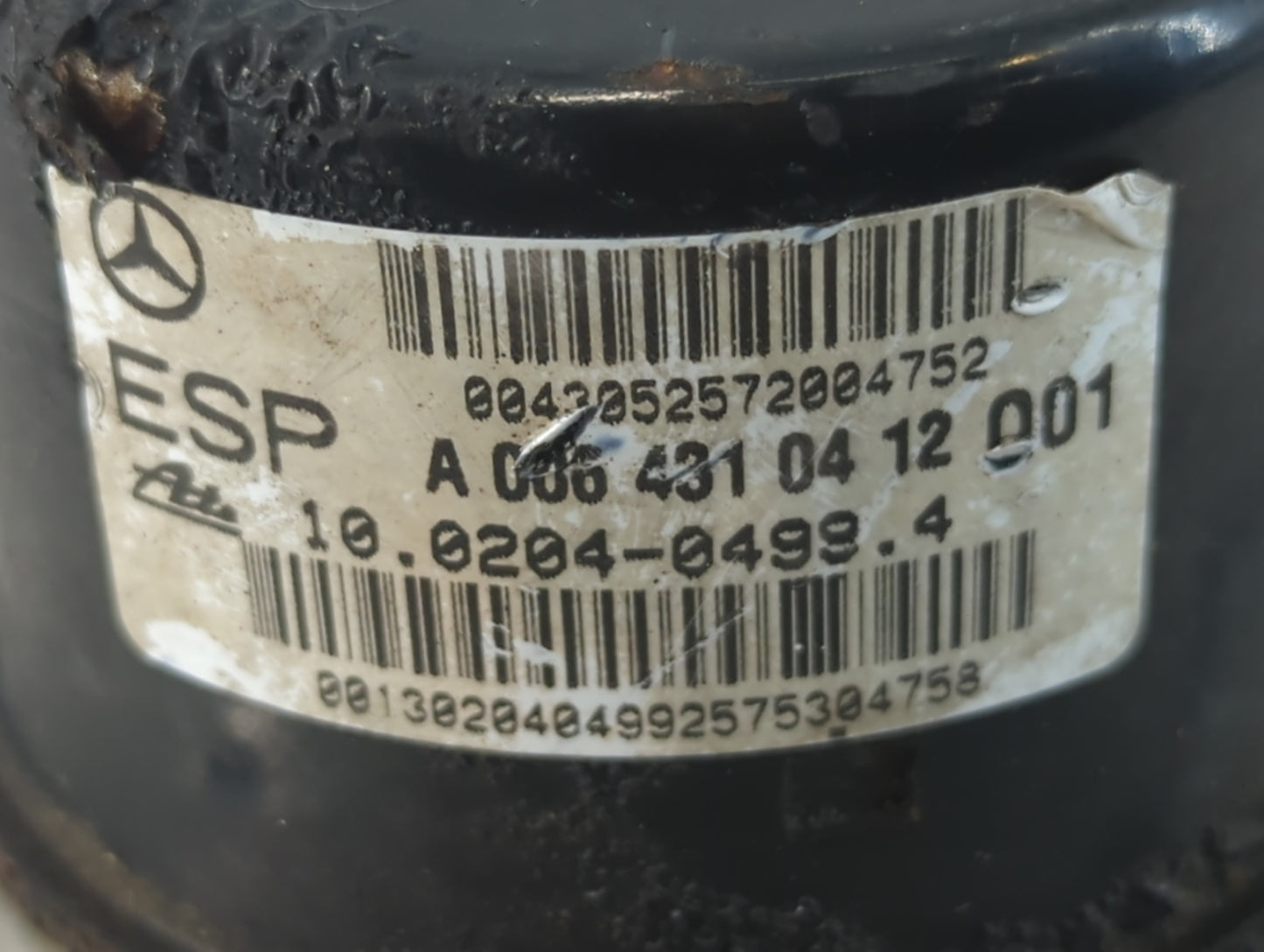 2006 Mercedes-Benz Clk500 ABS Pump Control Module Replacement P/N:A 006 431 04 12 Fits Fits 2007 2008 2009 OEM Used Auto Par